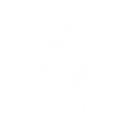 devialet logo white